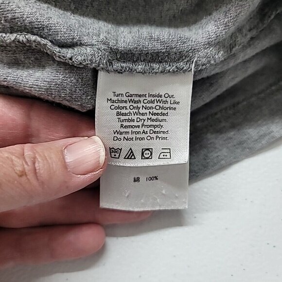 Eddie Bauer Men's Long Sleeve Shirt Size XL Crew Neck Pullover Knit Gray Outdoor - Picture 11 of 13